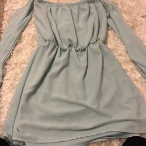 Off the shoulder dress